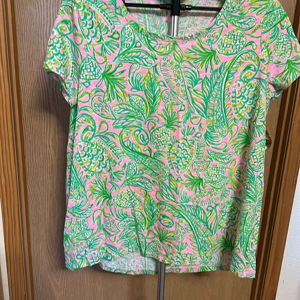 Lilly Pulitzer Mandevilla Baby Etta scoop neck
